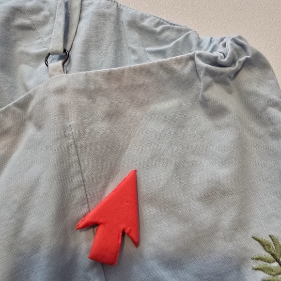 Fanm Mon Sadine Dress Square Neck Sleeveless Size M - Picture 10 of 14